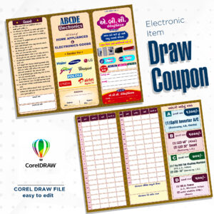 Draw Coupon cdr for Electronics item